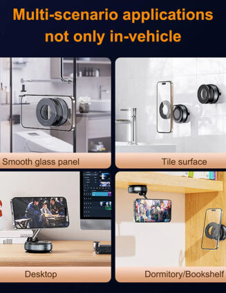 Adjustable Mobile Suction Holder – Strong Grip Phone Mount