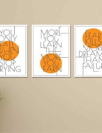 Set of 3 Wall Art Wooden Phototile Frames for Wall Decor