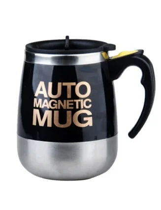 Auto Magnetic Mug 400ml Coffee Milk Mix Cups 304 Stainless Steel