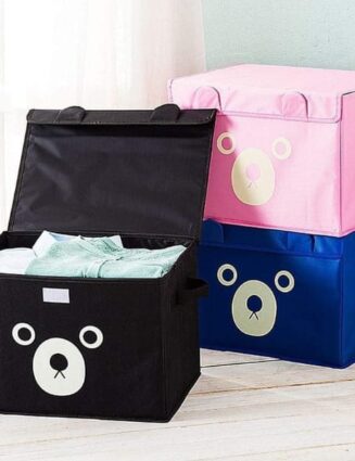 Panda Box - Storage Box - Cartoon Storage Box - Multipurpose Foldable Cube Storage Bin for Kids